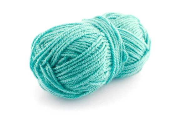 緑の編みウール — ストック写真
