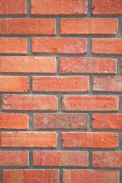 Struktura ściany z czerwonej cegły — Zdjęcie stockowe