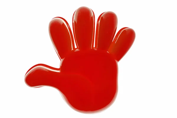 stock image Red plastic hand