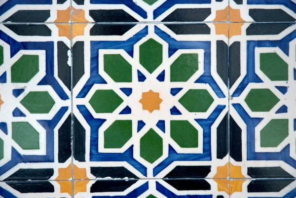 Decoratieve oude typische tegels — Stockfoto