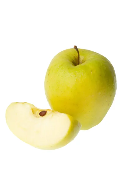 Manzana entera y media —  Fotos de Stock