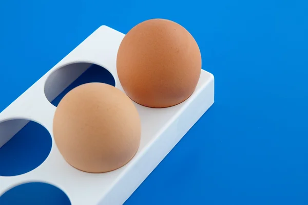 Dos huevos de pollo — Foto de Stock