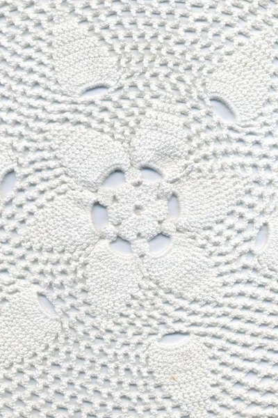 Hand made crocheted doily — Stock Photo, Image