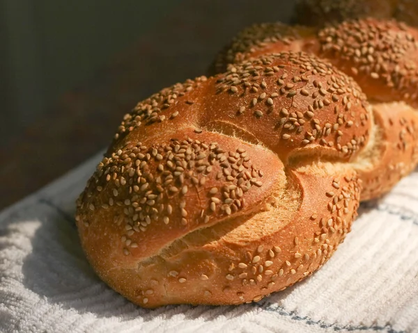 Хлеб из итальянского хлеба — стоковое фото