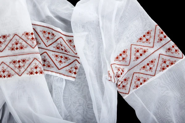 Blusas de mulher bordadas antigas — Fotografia de Stock