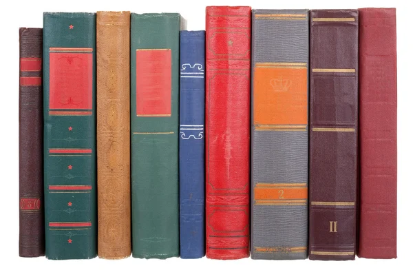 오래 된 책들의 밑동 — 스톡 사진