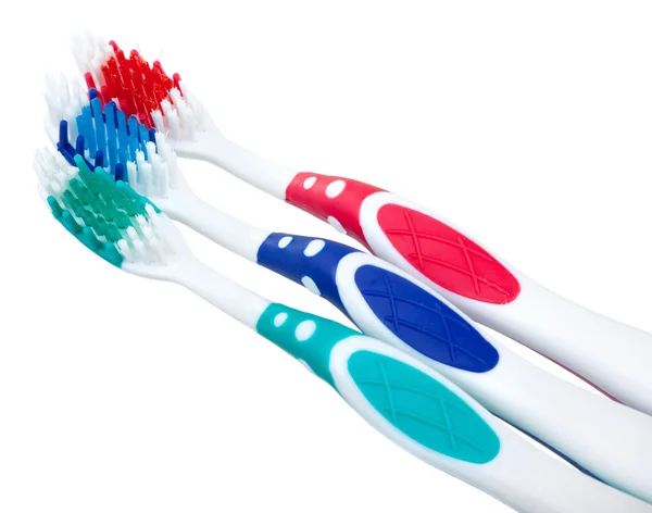 Escovas de dentes coloridas — Fotografia de Stock