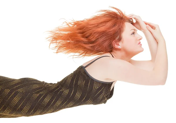 Chica de pelo rojo de moda —  Fotos de Stock