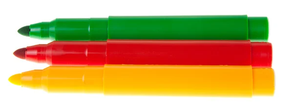 Marcadores coloridos brilhantes — Fotografia de Stock