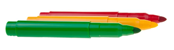 Bright colored markers — Stock Photo, Image