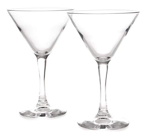 Dua gelas untuk koktail — Stok Foto