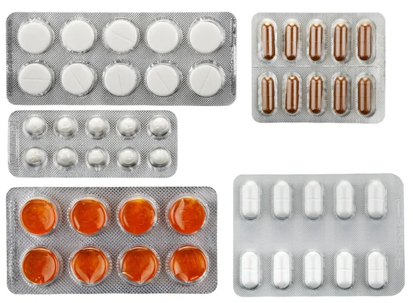 Упаковка таблетки — стокове фото