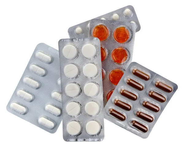 Packing pills — Stock Photo, Image