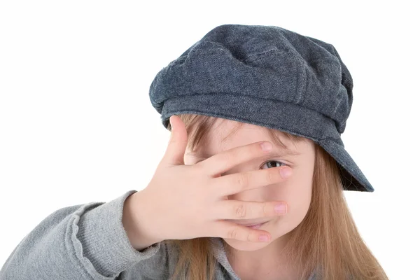 Ребенок в шляпе — стоковое фото