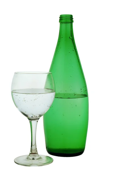 녹색 유리로 만든 병 — 스톡 사진