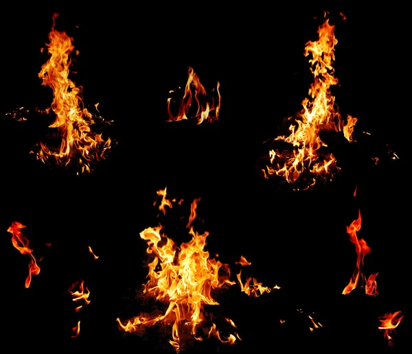 Φλόγα φωτιάς — Φωτογραφία Αρχείου