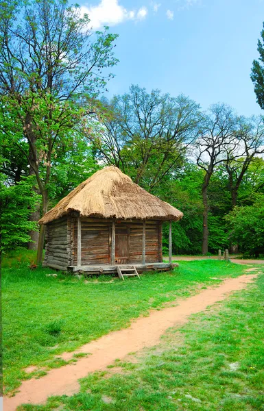 Cabana de camponês pobre — Fotografia de Stock
