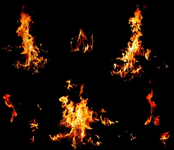 Пожежа полум'я Ліцензійні Стокові Фото