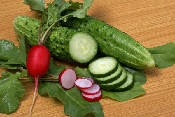 Snack mit leichtem Gemüse — Stockfoto
