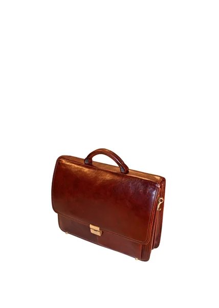 Leather briefcase — Stock Photo, Image