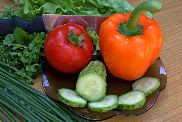 Аппетитные овощи — стоковое фото