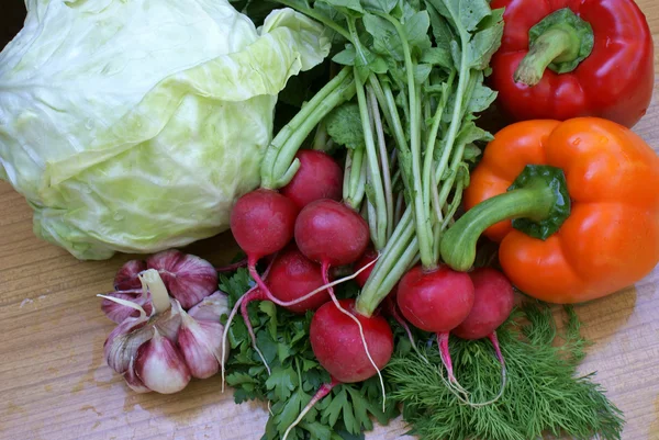 Verdure primaverili appetibili — Foto Stock