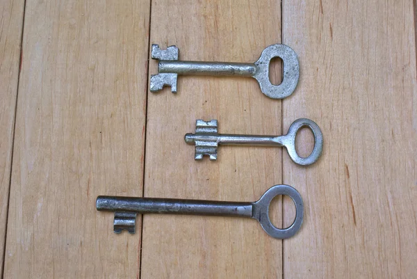 Ocelové klíč — Stock fotografie