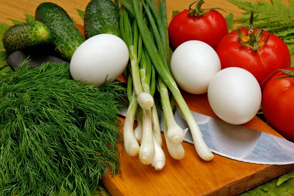 Appetitlich leichte Gemüsejause — Stockfoto