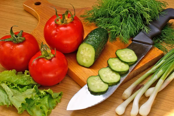 Appetitlich leichte Gemüsejause — Stockfoto