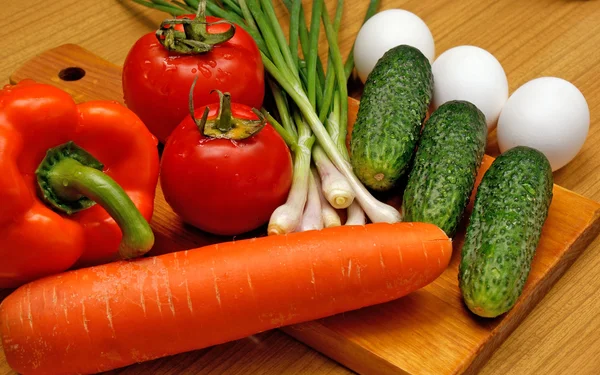 Chutný lehký zelenina svačina — Stock fotografie