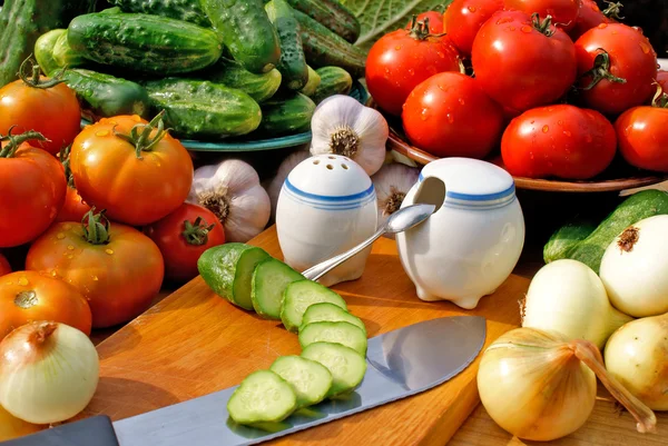 Appetizing vegetables food — Stock Photo, Image