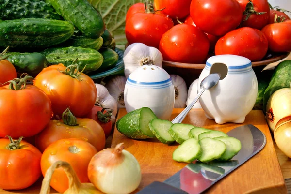 식욕을 돋 우는 야채 음식 — 스톡 사진