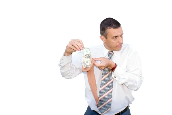 Hoarding money — Stock Photo, Image