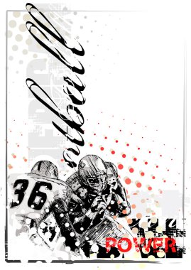 American football background clipart