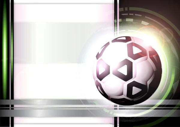 Horisontella fotboll bakgrund — Stockfoto