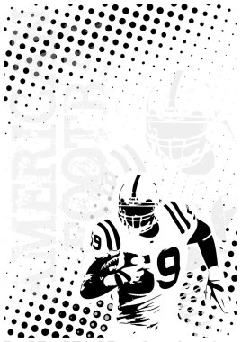 American football background 7 clipart