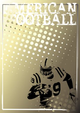 American football background 9 clipart