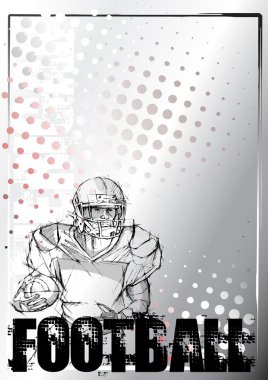 American football background 8 clipart