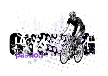 Cycling clipart