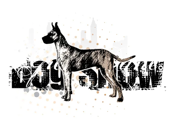 Dog niemiecki — Wektor stockowy