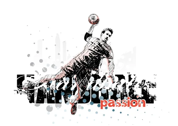 Handball 2 — Image vectorielle