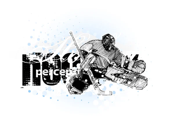 Ice hockey 1 — Stock Vector