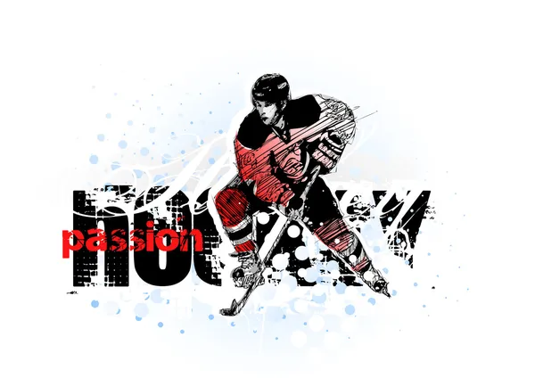 Eishockey 3 — Stockvektor