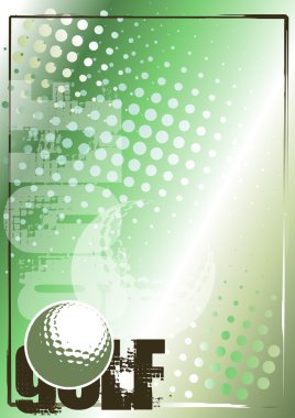 Golf background clipart