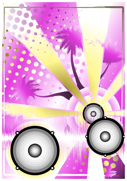 Джі фіолетовий плакат фон — стоковий вектор