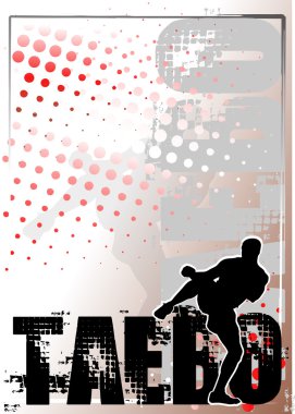 Taebo silver poster background 1 clipart