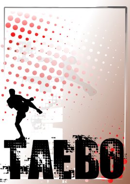 Taebo silver poster background 2 clipart