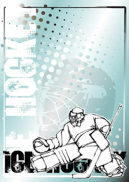 Hockey sur glace 3 — Image vectorielle