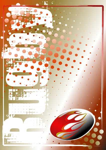 Rugby-Hintergrund — Stockvektor
