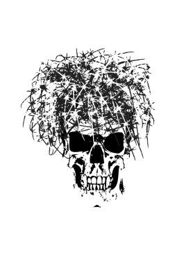 Death with barbed wire clipart